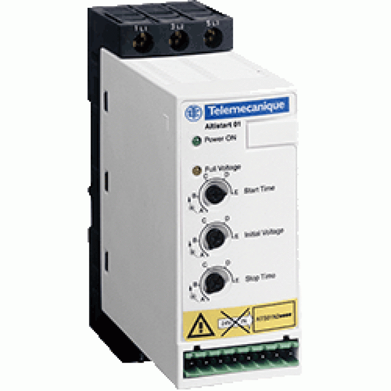 Устройство плавного пуска(УПП) и торможения Schneider Electric Altistart 01 ATS01N206QN, ток 6А, мощность 3 кВт
