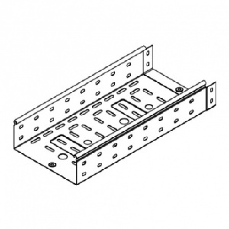Лоток перфорированный 150х50 L 2000, горячеоцинкованный