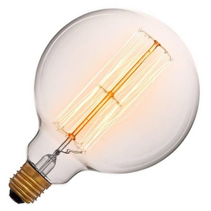 Ретро лампа шар FL-Vintage G125 60W E27 220В  125х178мм