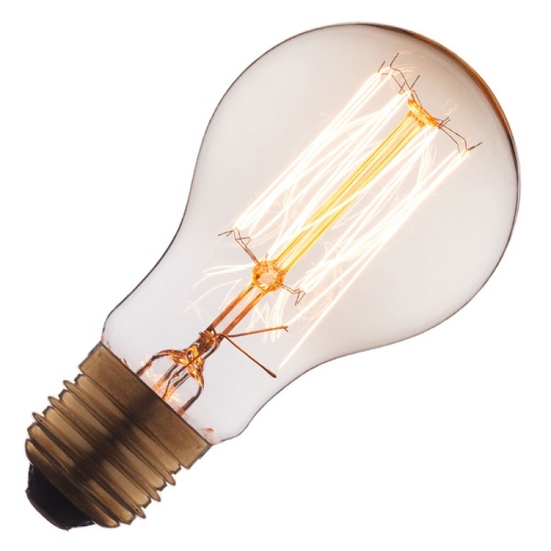 Ретро лампа груша FL-Vintage PS68 60W E27 220В  68х113мм