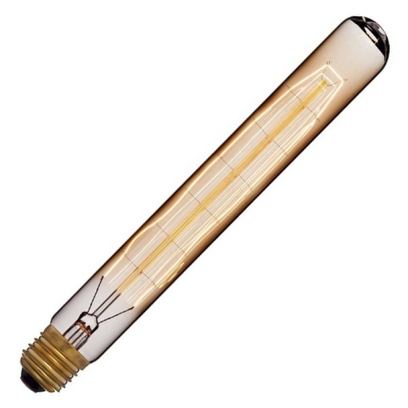 Ретро лампа цилиндр FL-Vintage T30 60W E27 220В  28х185мм