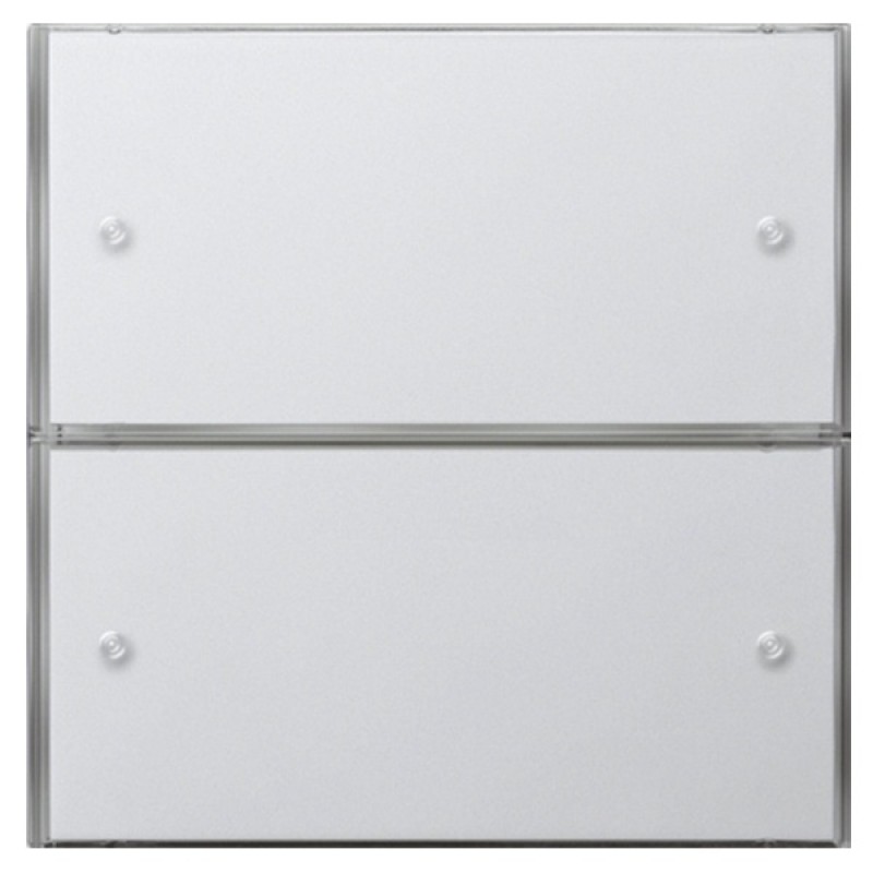 Сенсорный выключатель 3 Basis, 2-клавишный Gira KNX/EIB F100 Белый глянцевый
