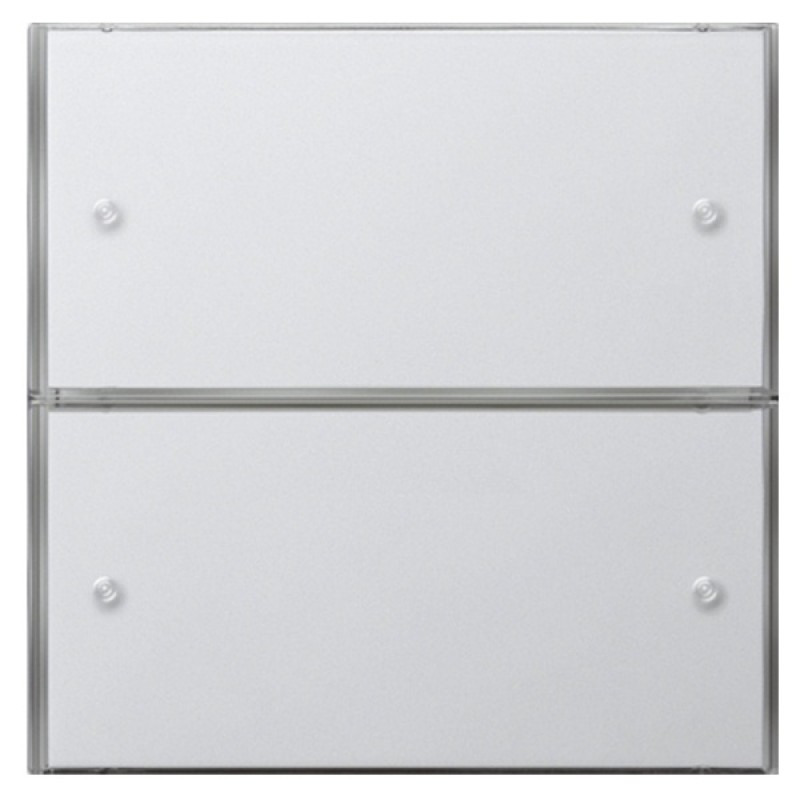 Сенсорный выключатель 3 Komfort, 2-клавишный Gira KNX/EIB F100 Белый глянцевый