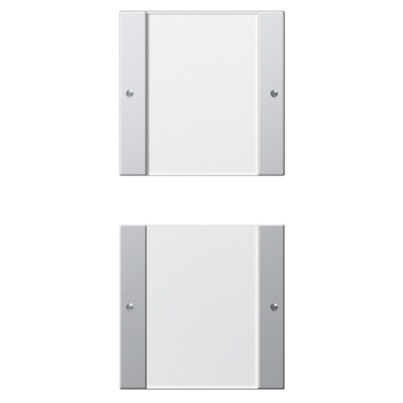Комплект клавиш, 2 шт. (1+1) с полем для надписей Gira KNX/EIB E22 Сталь