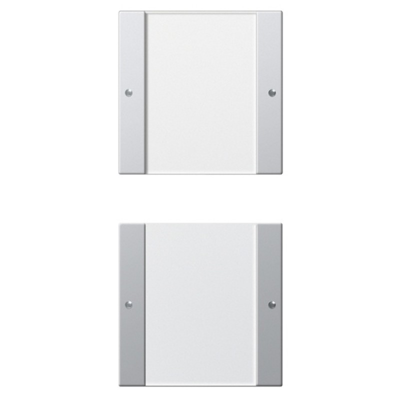Комплект клавиш, 2 шт. (1+1) с полем для надписей Gira KNX/EIB E22 Алюминий
