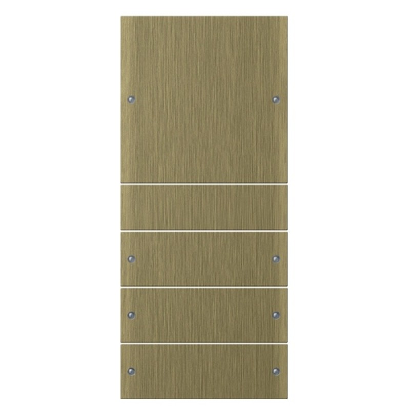 Комплект клавиш, 4 шт. (1+3) бронза Gira KNX/EIB System 55 Бронза