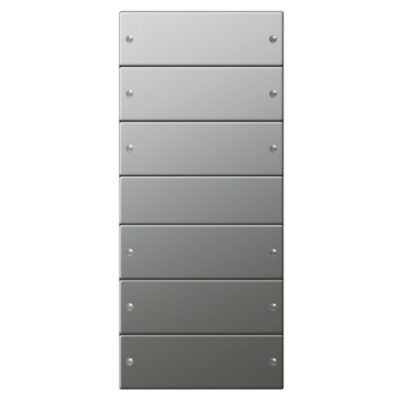 Комплект клавиш, 6 шт. (3+3) Gira KNX/EIB E22 Сталь