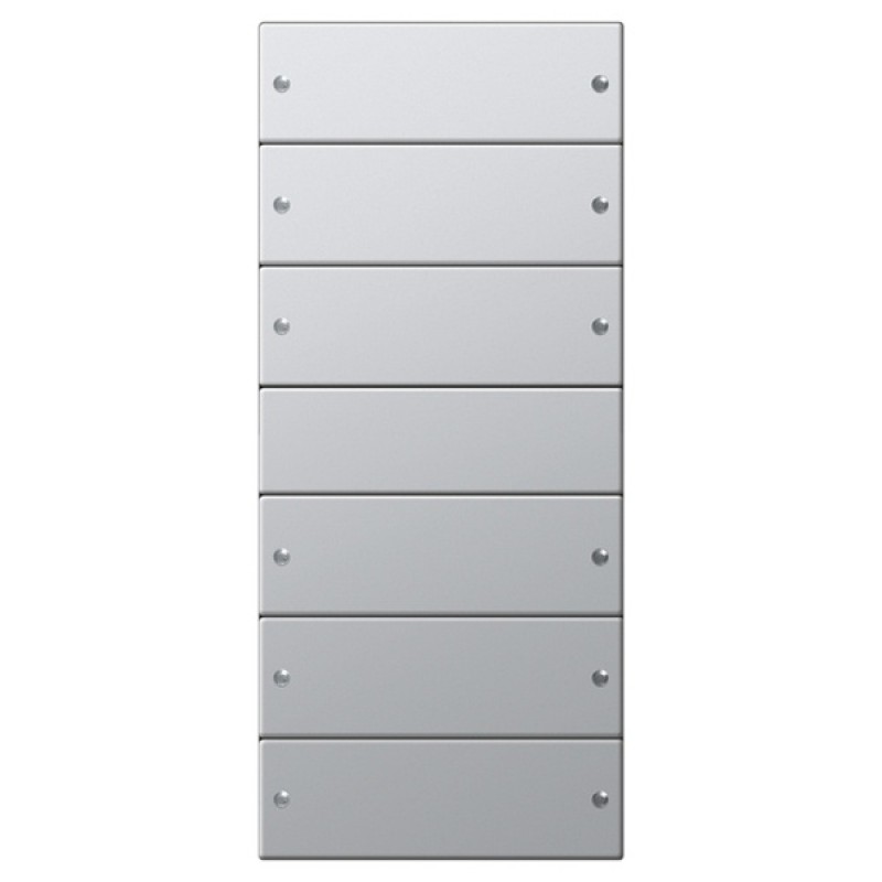 Комплект клавиш, 6 шт. (3+3) Gira KNX/EIB E22 Алюминий