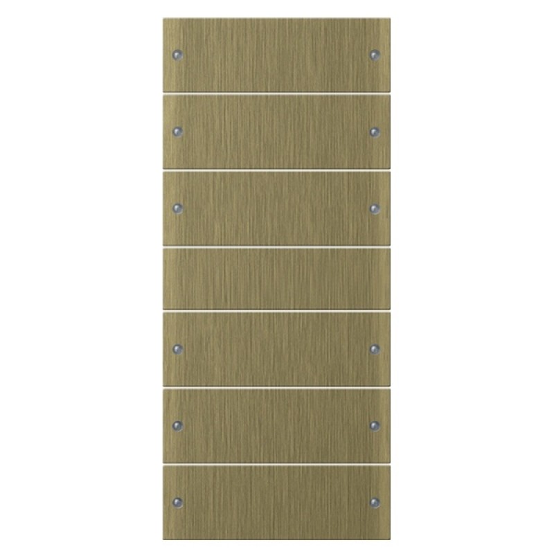 Комплект клавиш, 6 шт. (3+3) Gira KNX/EIB System 55 Бронза
