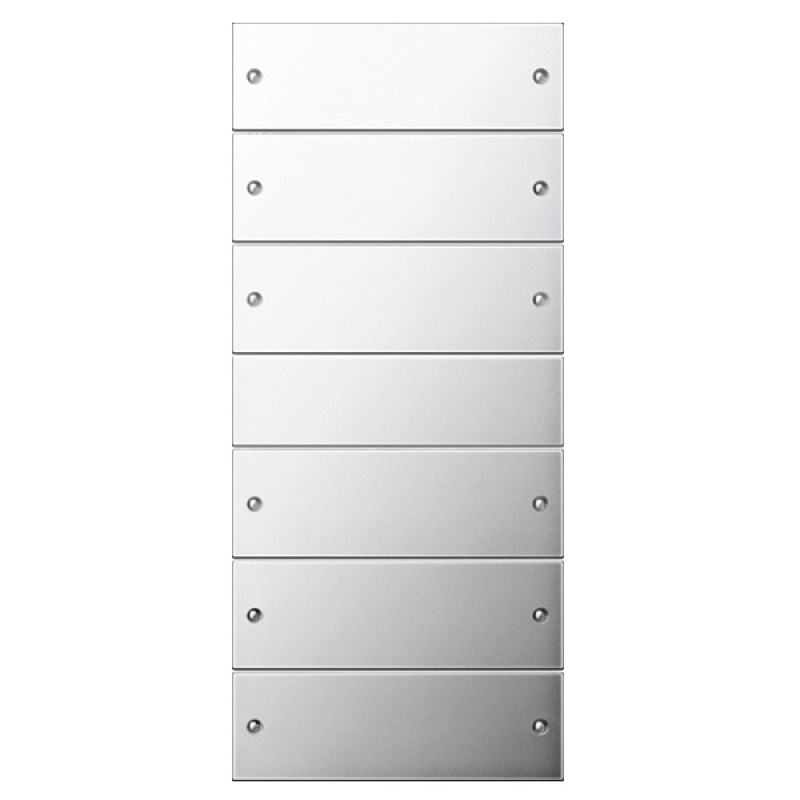 Комплект клавиш, 6 шт. (3+3) Gira KNX/EIB System 55 Хром