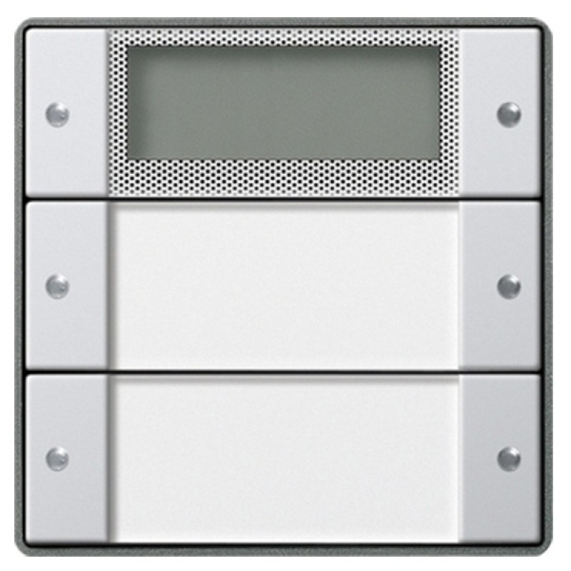 Комплект клавиш Plus, 2шт. с полем для надписей Gira KNX/EIB E22 Алюминий