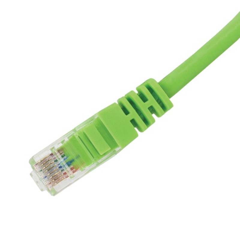 ITK Коммутац. шнур (патч-корд), кат.5Е UTP, LSZH, 1м, зел.