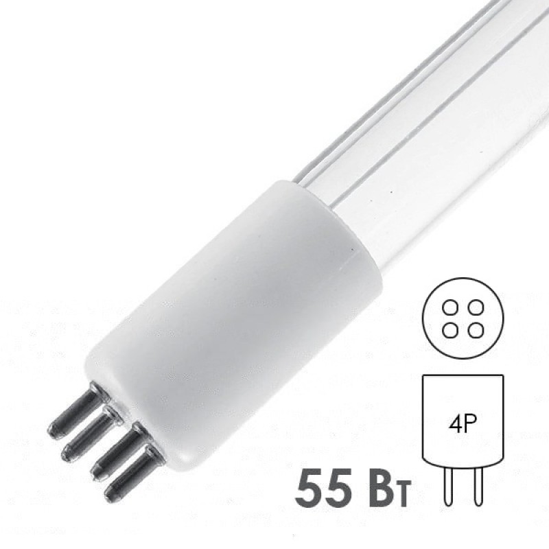 Лампа бактерицидная LightBest GPH1148T5L 55W L1148mm