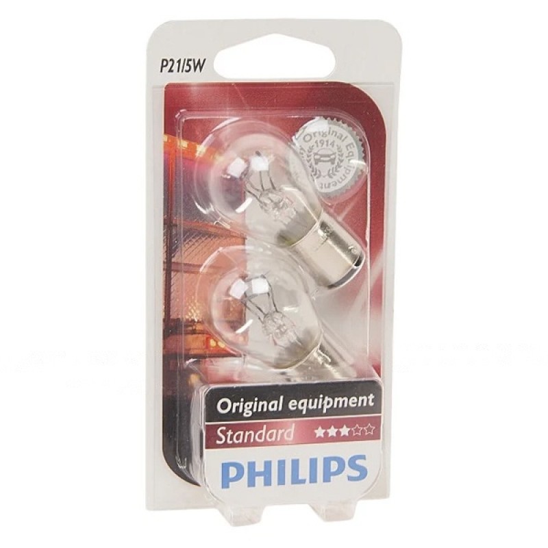 Лампа 13499B2 P21/5W 24V-21/5W (BАY15d) (блистер 2шт.) PHILIPS