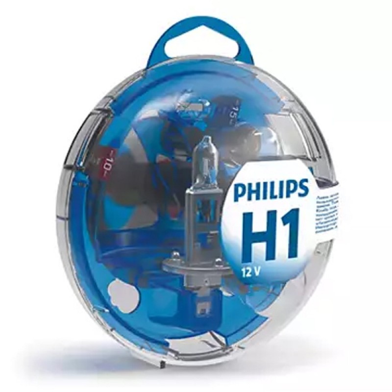 Набор автоламп 55717EBKM H1 12V- 55W (P14,5s) Essential Box PHILIPS
