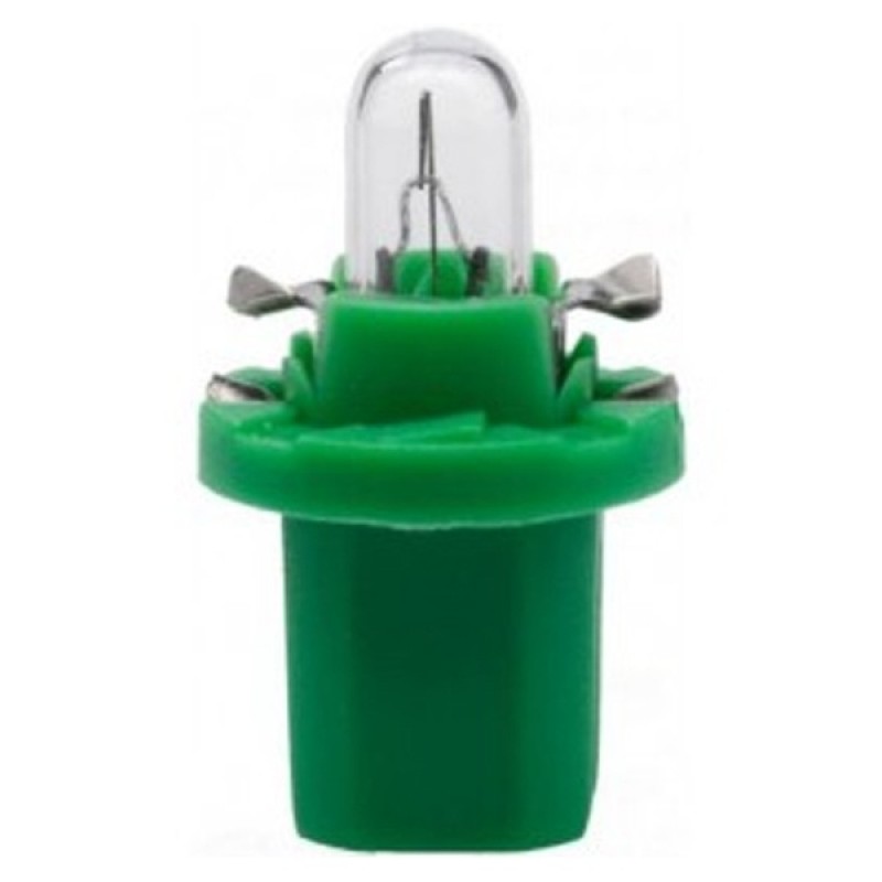 Лампа 12600CP BAX 12V-2W (BAX8,5d/2) Green PHILIPS