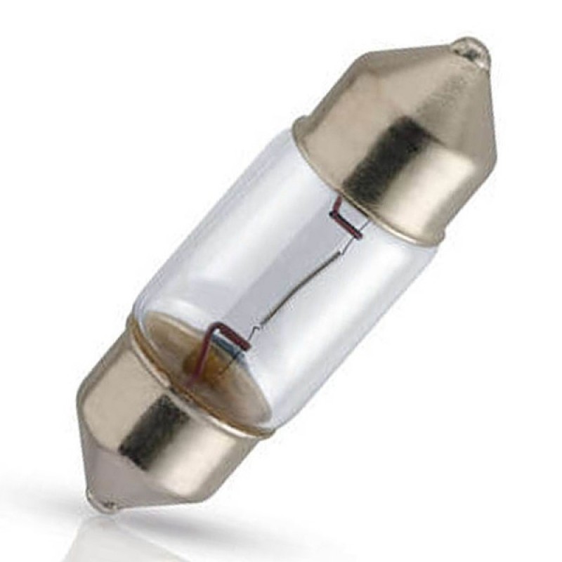 Лампа 12860LLECOCP Fest T10,5 12V-10W (SV8,5-28/11) (увелич.срок службы) LongLife EcoVision PHILIPS