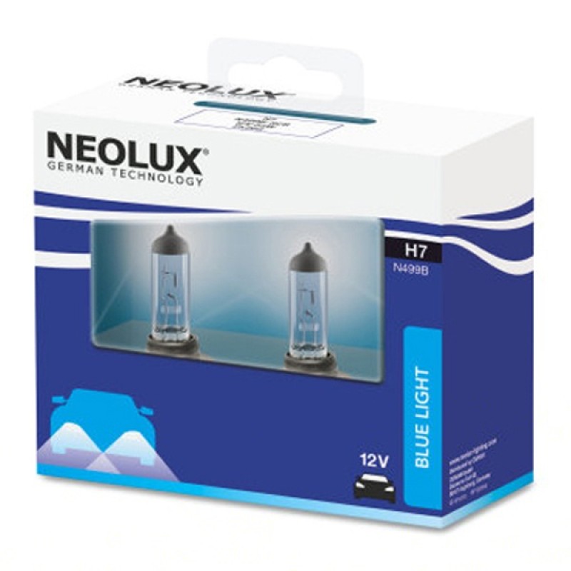 Лампа N499B-2SCB H7 55W 12V PX26D голубовато-белый свет 4000K (64210CBI-HCB) Blue NEOLUX (уп. 2шт)