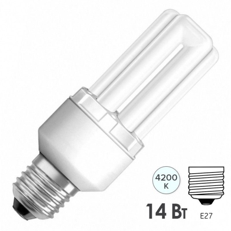 Лампа энергосберегающая Osram Dulux INT LL 14W/840 E27
