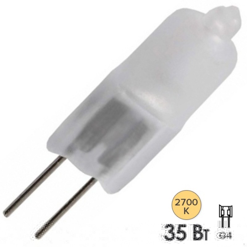 Лампа галогенная HCS FR 35W 220V G4 матовая