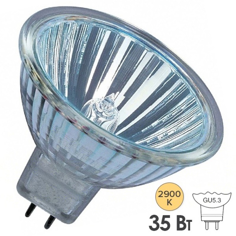 Лампа галогенная Osram 44865 SP Decostar-51 Standard 35W 10° 12V GU5,3