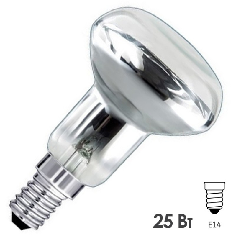 Лампа зеркальная Philips Reflector NR50 25W E14