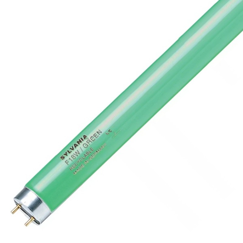 Люминесцентная лампа T8 Sylvania F 36W/GREEN G13, 1200 mm, зеленая