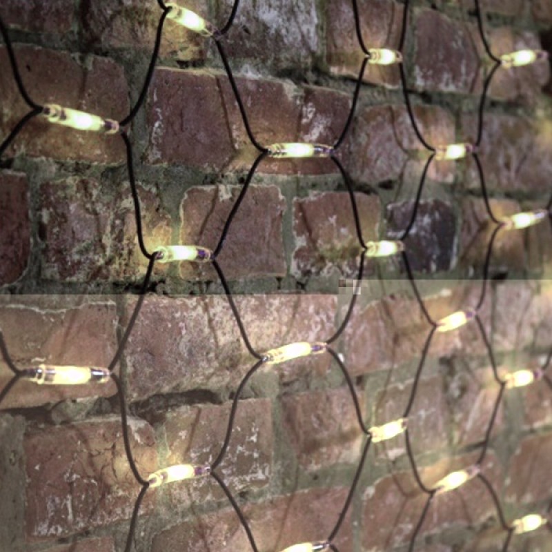 Гирлянда Сеть 2х3м, 432LED белый IP65 свечение с динамикой, белый каучук, 230В