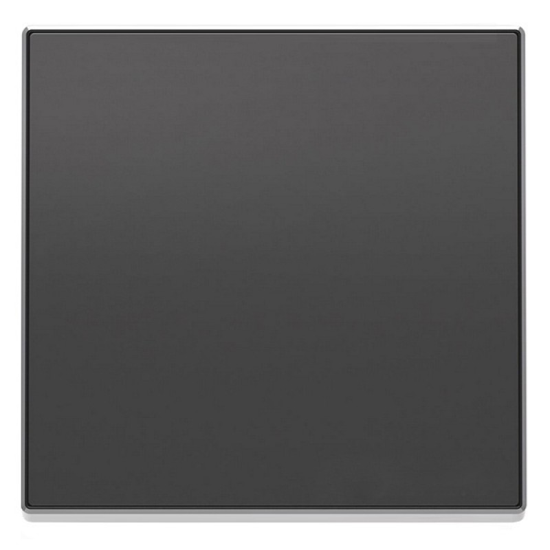 Накладка для розетки SCHUKO с крышкой ABB Sky, чёрный бархат (8588.1 NS)