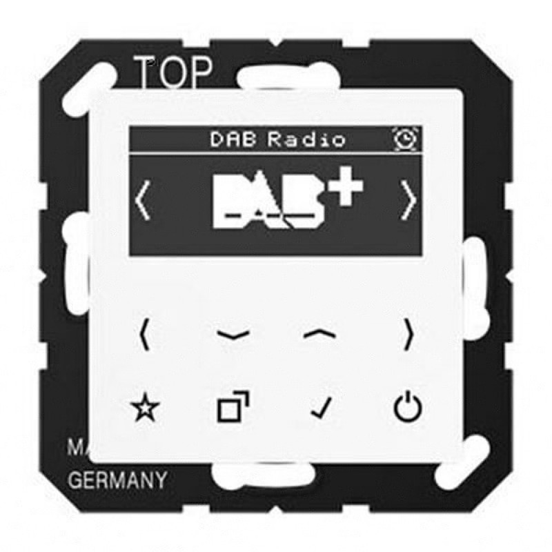 Цифровое радио DAB+/FM Jung А белый