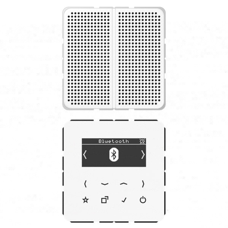 Цифровое радио DAB+/FM моно Jung CD белый/белый
