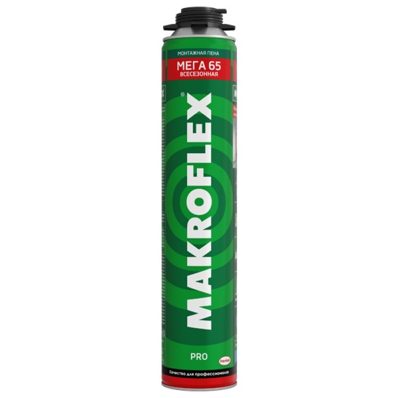 Пена монтажная MAKROFLEX ShakeTec 65 профессиональная всесезонная 850мл 2146690 / 4740008001857