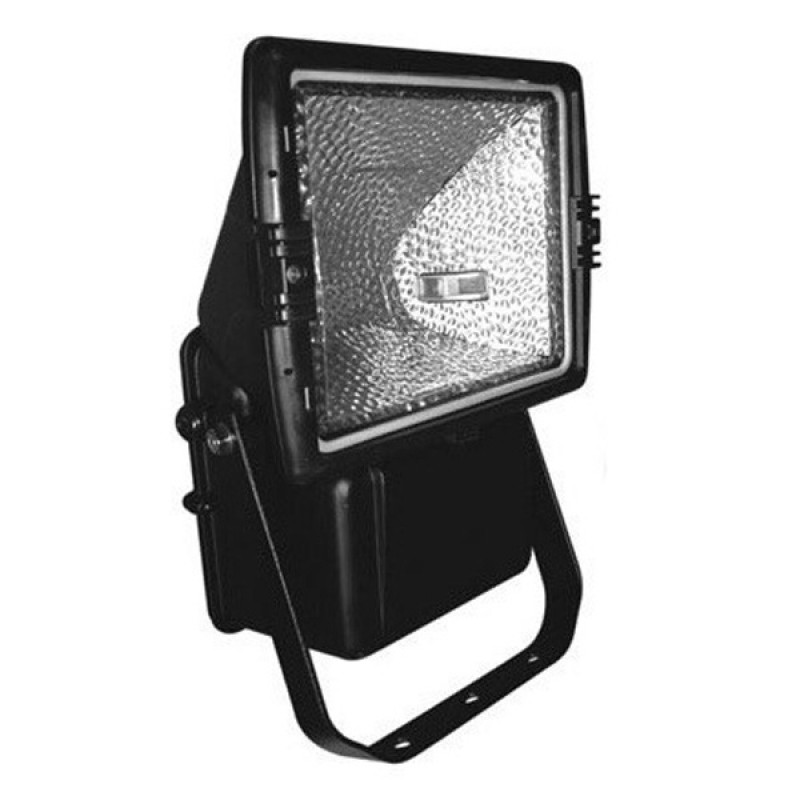 Прожектор металлогалогенный FL-12 70W BLACK Rx7s IP65 асимметричный черный