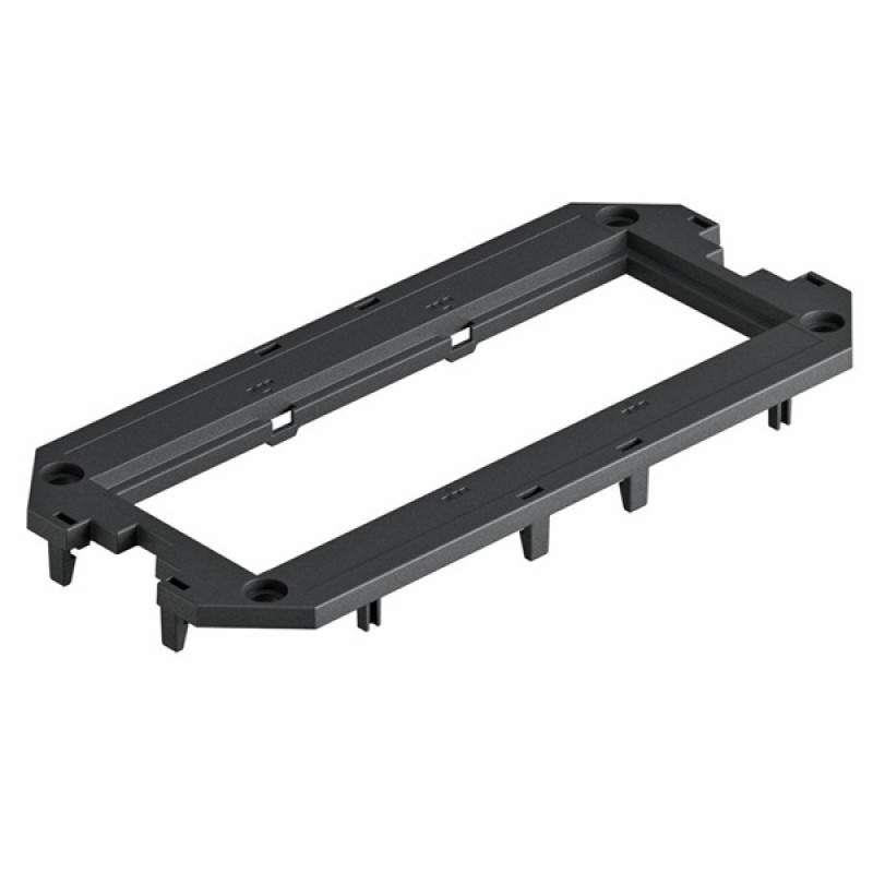 Накладка для монтажной коробки OBO Bettermann UT4 для 3xModul45 165x76 мм (полиамид, черный)