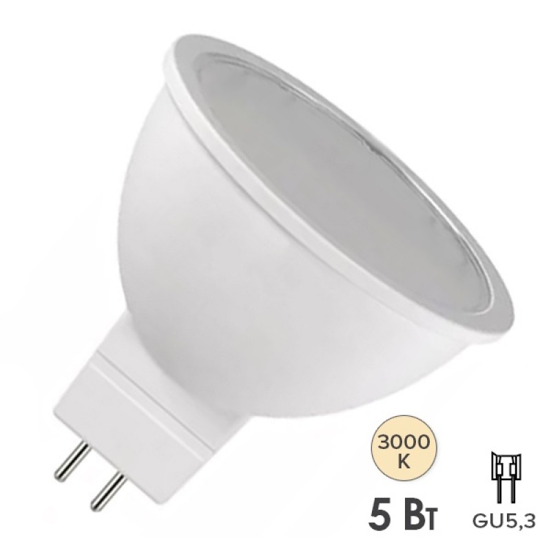 Светодиодная лампа Radium LED RL MR16 5W (50W) 220V WFL 830 GU5.3 400Lm