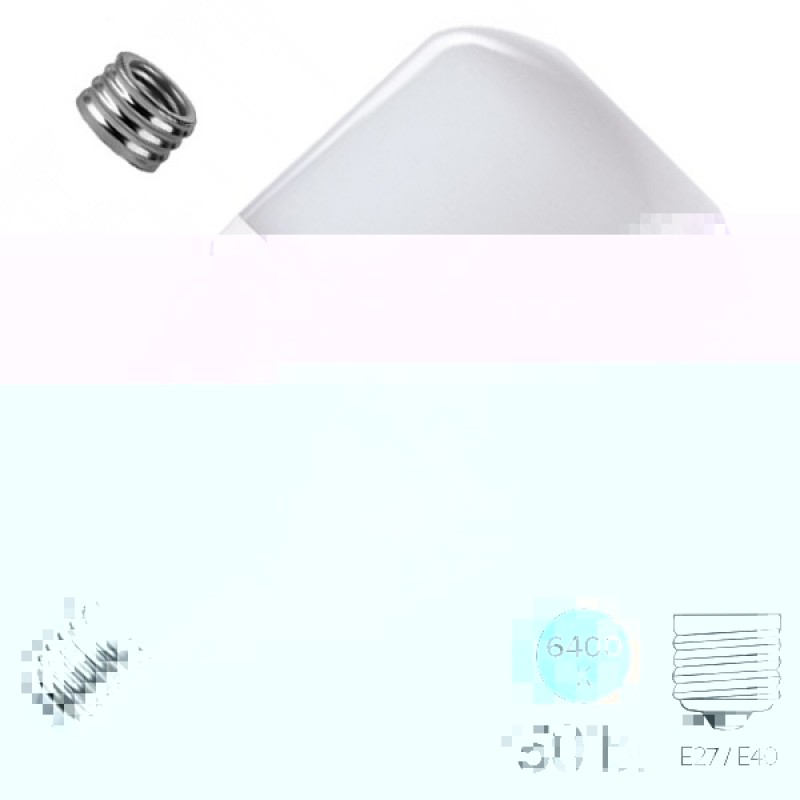 Лампа светодиодная FL-LED T140 50W 6400К 230V t<+40°C E27 + Е40 4800Lm D138x254mm