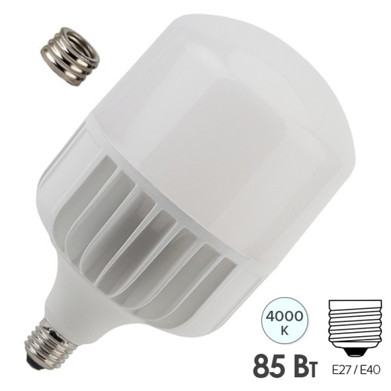 Лампа светодиодная ЭРА LED POWER T140 85W 4000K E27/E40 734763