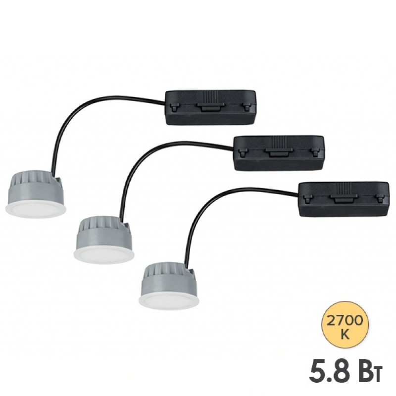 Светодиодный модуль 2Easy EBL Basiss Coin LED DIM 5,8W 2700K 230V 380Lm (комплект 3 шт.)