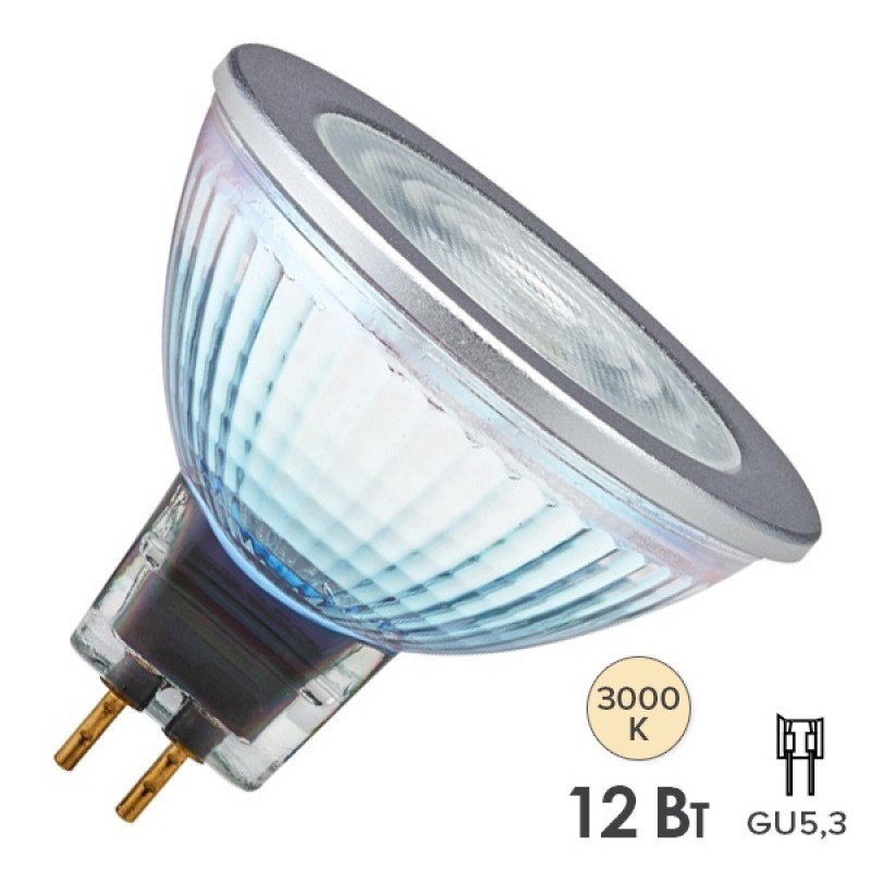 Лампа светодиодная Osram LED PARATHOM MR16D 8W/930 (50W) 12V 36° GU5.3 DIM 561Lm